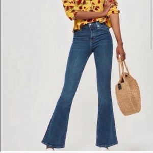 Top shop Jamie flare jeans size 25